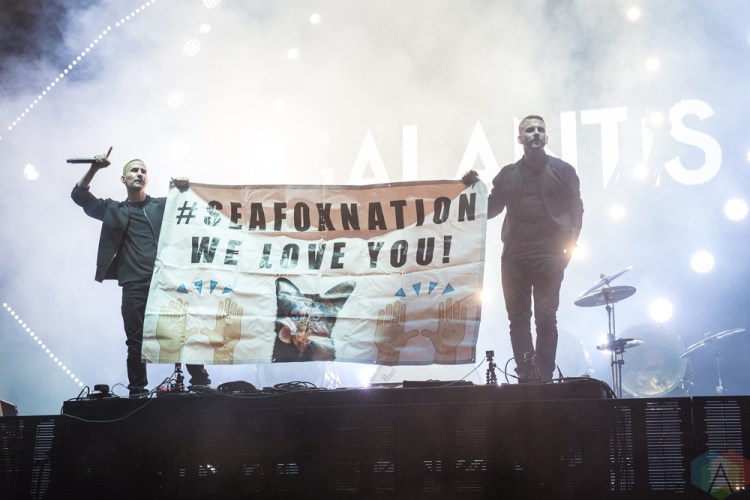 TORONTO, ON - JUNE 24: Galantis performs at Dreams Festival at Echo Beach in Toronto on June 24, 2018. (Photo: Brendan Albert/Aesthetic Magazine)