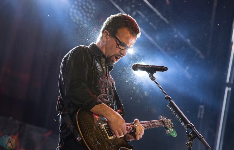 MONTEBELLO, QC - JUNE 15: Godsmack performs at Montebello Rockfest in Montebello, Quebec on June 15, 2018. (Photo: Greg Matthews/Aesthetic Magazine)