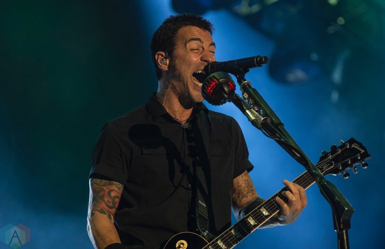 MONTEBELLO, QC - JUNE 15: Godsmack performs at Montebello Rockfest in Montebello, Quebec on June 15, 2018. (Photo: Greg Matthews/Aesthetic Magazine)