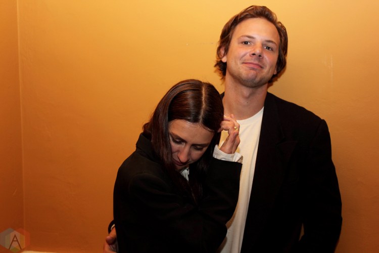 TORONTO, ON - JUNE 03: Haerts pose for a portrait at Field Trip Music Festival in Toronto on June 03, 2018. (Photo: Curtis Sindrey/Aesthetic Magazine)