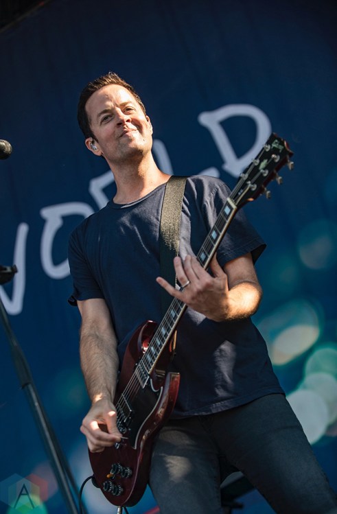 MONTEBELLO, QC - JUNE 16: Jimmy Eat World performs at Montebello Rockfest in Montebello, Quebec on June 16, 2018. (Photo: Greg Matthews/Aesthetic Magazine)