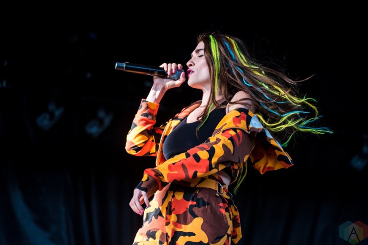 TORONTO, ON - JUNE 06: Misterwives performs at Budweiser Stage in Toronto on June 06, 2018. (Photo: Janine Van Oostrom/Aesthetic Magazine)