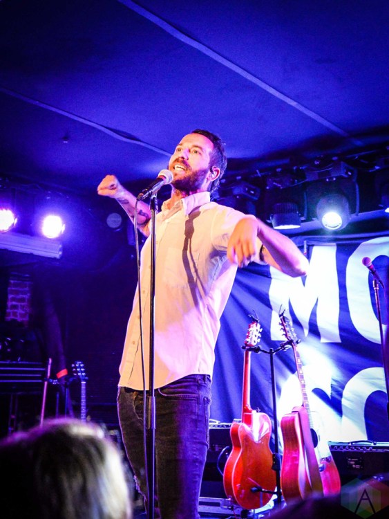 NEW YORK, NY - JUNE 13: Mondo Cozmo performs at Mercury Lounge In New York City on June 13, 2018. (Photo: Alex Bear/Aesthetic Magazine)