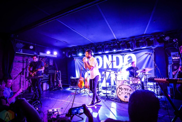 NEW YORK, NY - JUNE 13: Mondo Cozmo performs at Mercury Lounge In New York City on June 13, 2018. (Photo: Alex Bear/Aesthetic Magazine)