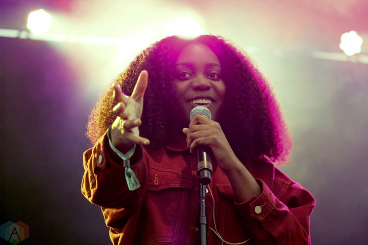 TORONTO, ON - JUNE 02: Noname performs at Field Trip Music Festival in Toronto on June 02, 2018. (Photo: Curtis Sindrey/Aesthetic Magazine)