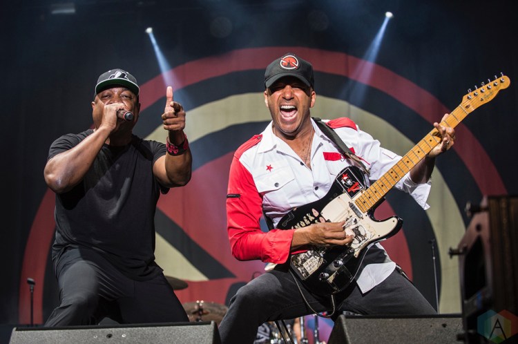 MONTEBELLO, QC - JUNE 15: Prophets of Rage performs at Montebello Rockfest in Montebello, Quebec on June 15, 2018. (Photo: Greg Matthews/Aesthetic Magazine)