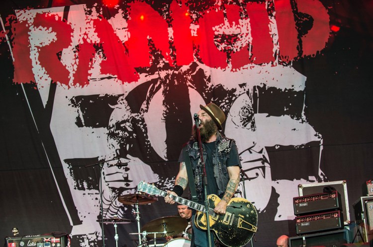 MONTEBELLO, QC - JUNE 15: Rancid performs at Montebello Rockfest in Montebello, Quebec on June 15, 2018. (Photo: Greg Matthews/Aesthetic Magazine)
