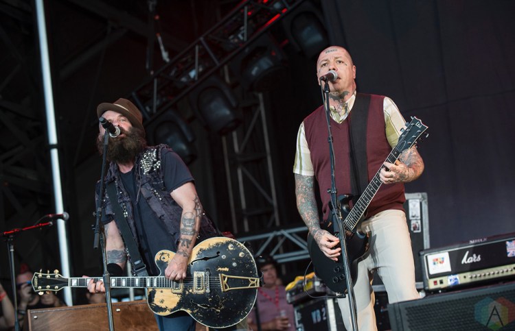 MONTEBELLO, QC - JUNE 15: Rancid performs at Montebello Rockfest in Montebello, Quebec on June 15, 2018. (Photo: Greg Matthews/Aesthetic Magazine)