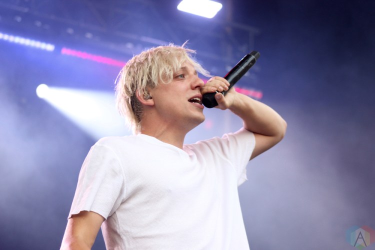 TORONTO, ON - JUNE 17: Robert Delong performs at NXNE 2018 at Yonge-Dundas Square in Toronto on June 17, 2018. (Photo: Curtis Sindrey/Aesthetic Magazine)