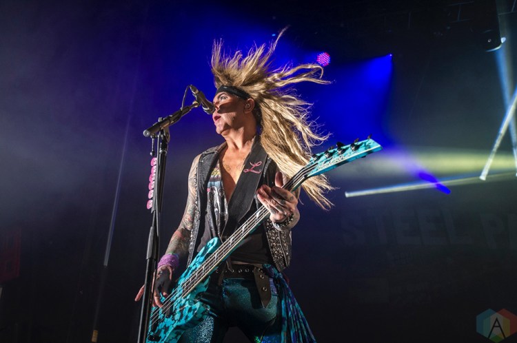 MONTEBELLO, QC - JUNE 16: Steel Panther performs at Montebello Rockfest in Montebello, Quebec on June 16, 2018. (Photo: Greg Matthews/Aesthetic Magazine)