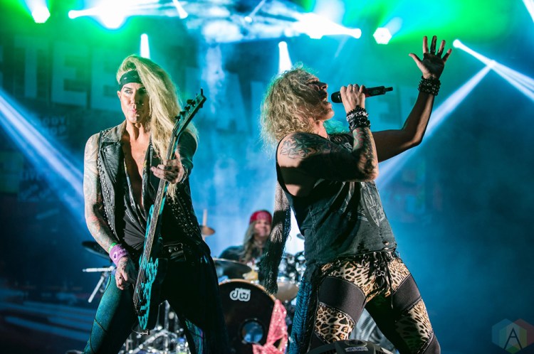 MONTEBELLO, QC - JUNE 16: Steel Panther performs at Montebello Rockfest in Montebello, Quebec on June 16, 2018. (Photo: Greg Matthews/Aesthetic Magazine)