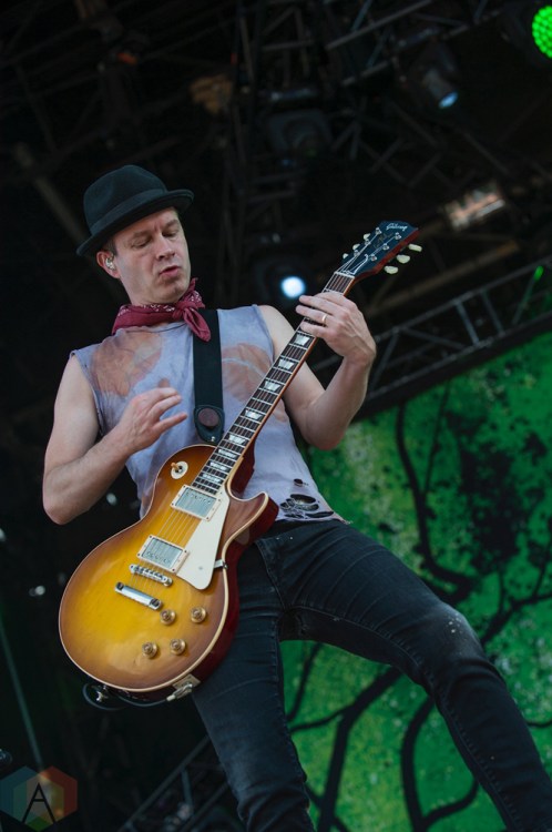 MONTEBELLO, QC - JUNE 15: Sum 41 performs at Montebello Rockfest in Montebello, Quebec on June 15, 2018. (Photo: Greg Matthews/Aesthetic Magazine)