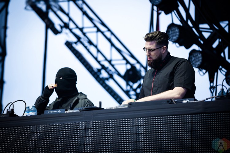 TORONTO, ON - JUNE 23: Tchami x Malaa performs at Dreams Festival at Echo Beach in Toronto on June 23, 2018. (Photo: Brendan Albert/Aesthetic Magazine)