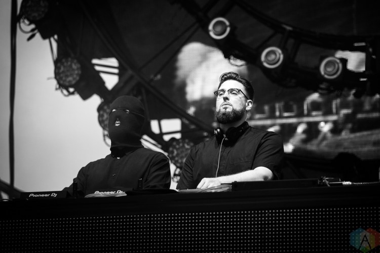 TORONTO, ON - JUNE 23: Tchami x Malaa performs at Dreams Festival at Echo Beach in Toronto on June 23, 2018. (Photo: Brendan Albert/Aesthetic Magazine)