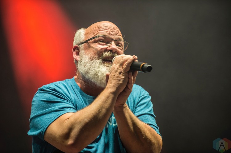 MONTEBELLO, QC - JUNE 16: Tenacious D performs at Montebello Rockfest in Montebello, Quebec on June 16, 2018. (Photo: Greg Matthews/Aesthetic Magazine)