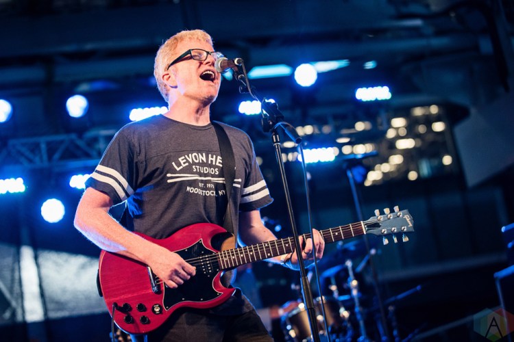 TORONTO, ON - JUNE 08: The New Pornographers perform at Yonge-Dundas Square in Toronto on June 08, 2018. (Photo: Morgan Harris/Aesthetic Magazine)
