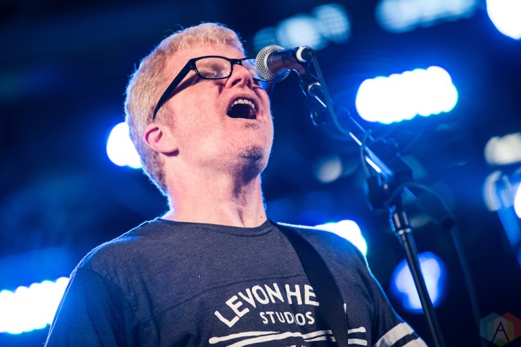 TORONTO, ON - JUNE 08: The New Pornographers perform at Yonge-Dundas Square in Toronto on June 08, 2018. (Photo: Morgan Harris/Aesthetic Magazine)