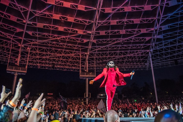 TORONTO, ON - JUNE 06: Thirty Seconds To Mars performs at Budweiser Stage in Toronto on June 06, 2018. (Photo: Janine Van Oostrom/Aesthetic Magazine)