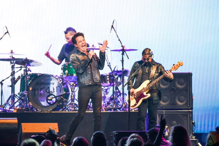 TORONTO, ON - JUNE 05: Train performs at Air Canada Centre in Toronto on June 05, 2018. (Photo: Jaime Espinoza/Aesthetic Magazine)