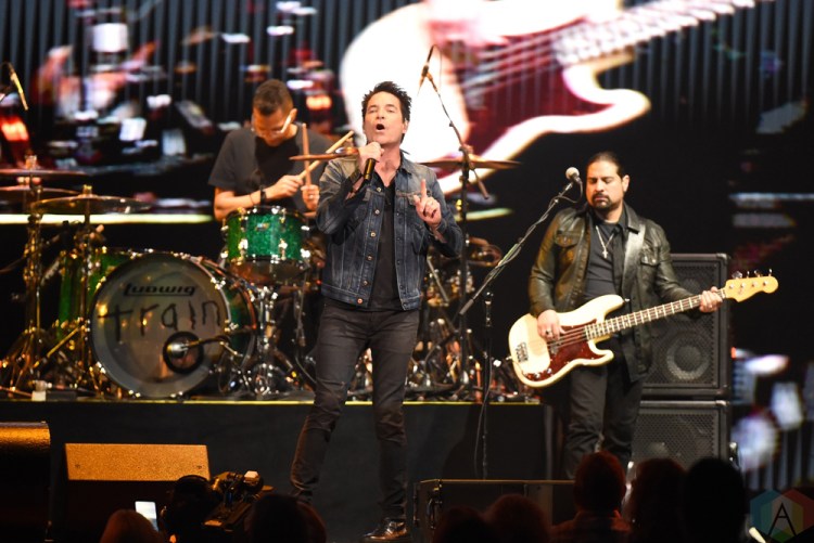 TORONTO, ON - JUNE 05: Train performs at Air Canada Centre in Toronto on June 05, 2018. (Photo: Jaime Espinoza/Aesthetic Magazine)