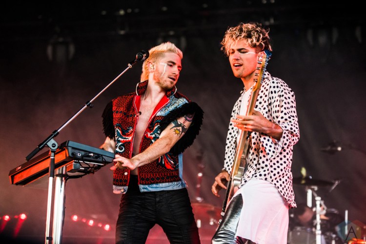 TORONTO, ON - JUNE 06: Walk The Moon performs at Budweiser Stage in Toronto on June 06, 2018. (Photo: Janine Van Oostrom/Aesthetic Magazine)