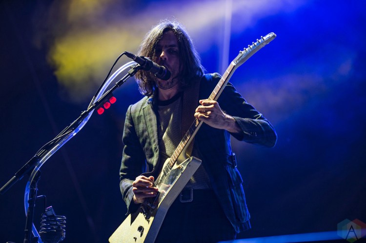 MONTEBELLO, QC - JUNE 16: Weezer performs at Montebello Rockfest in Montebello, Quebec on June 16, 2018. (Photo: Greg Matthews/Aesthetic Magazine)