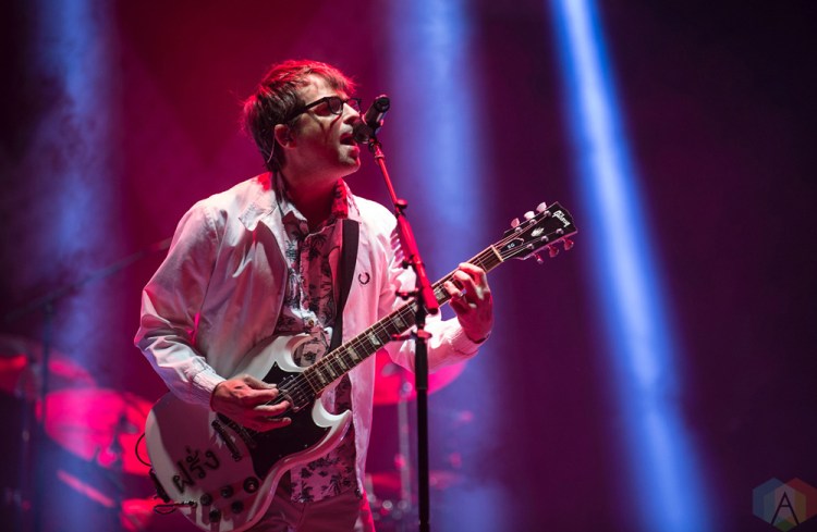 MONTEBELLO, QC - JUNE 16: Weezer performs at Montebello Rockfest in Montebello, Quebec on June 16, 2018. (Photo: Greg Matthews/Aesthetic Magazine)