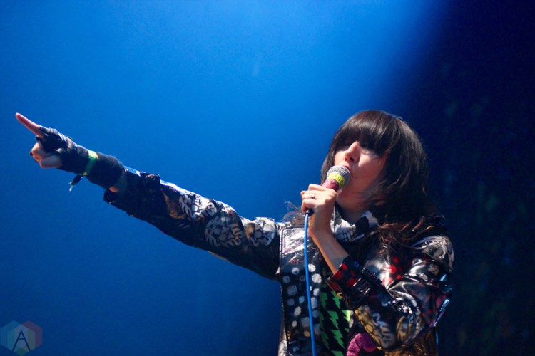TORONTO, ON - JUNE 03: Yeah Yeah Yeahs perform at Field Trip Music Festival in Toronto on June 03, 2018. (Photo: Curtis Sindrey/Aesthetic Magazine)