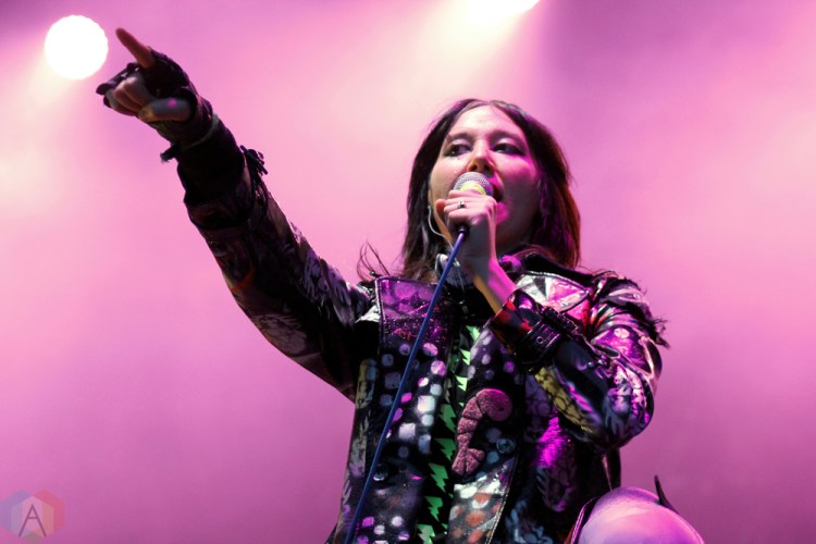 TORONTO, ON - JUNE 03: Yeah Yeah Yeahs perform at Field Trip Music Festival in Toronto on June 03, 2018. (Photo: Curtis Sindrey/Aesthetic Magazine)