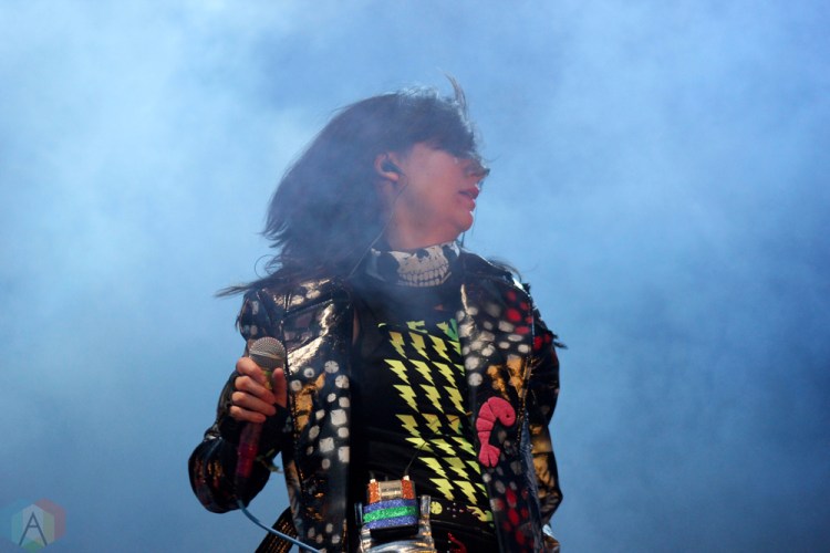 TORONTO, ON - JUNE 03: Yeah Yeah Yeahs perform at Field Trip Music Festival in Toronto on June 03, 2018. (Photo: Curtis Sindrey/Aesthetic Magazine)