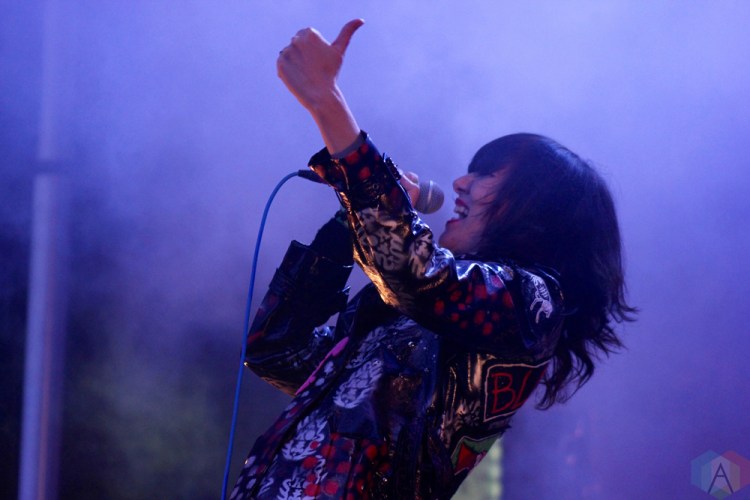 TORONTO, ON - JUNE 03: Yeah Yeah Yeahs perform at Field Trip Music Festival in Toronto on June 03, 2018. (Photo: Curtis Sindrey/Aesthetic Magazine)