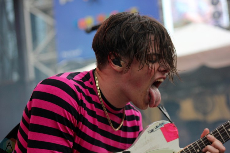 TORONTO, ON - JUNE 16: Yungblud performs at NXNE 2018 at Yonge-Dundas Square in Toronto on June 16, 2018. (Photo: Curtis Sindrey/Aesthetic Magazine)