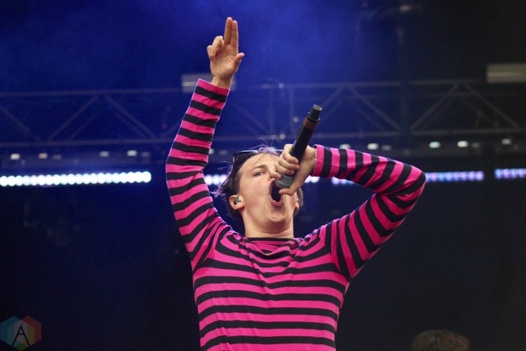 TORONTO, ON - JUNE 16: Yungblud performs at NXNE 2018 at Yonge-Dundas Square in Toronto on June 16, 2018. (Photo: Curtis Sindrey/Aesthetic Magazine)