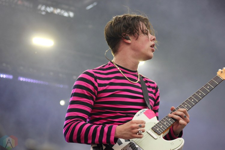 TORONTO, ON - JUNE 16: Yungblud performs at NXNE 2018 at Yonge-Dundas Square in Toronto on June 16, 2018. (Photo: Curtis Sindrey/Aesthetic Magazine)