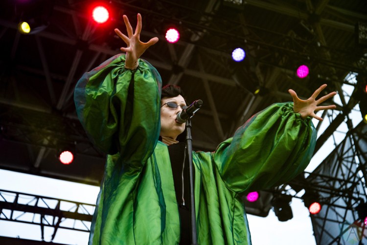TORONTO, ON - JULY 30: Allie X performs at Echo Beach in Toronto on July 30, 2018. (Photo: Morgan Hotston/Aesthetic Magazine)