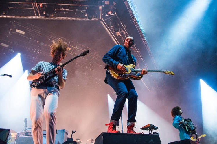 TORONTO, ON - JULY 22, 2018: Arcade Fire performs at Budweiser Stage in Toronto on July 22, 2018. (Photo: Morgan Hotston/Aesthetic Magazine)