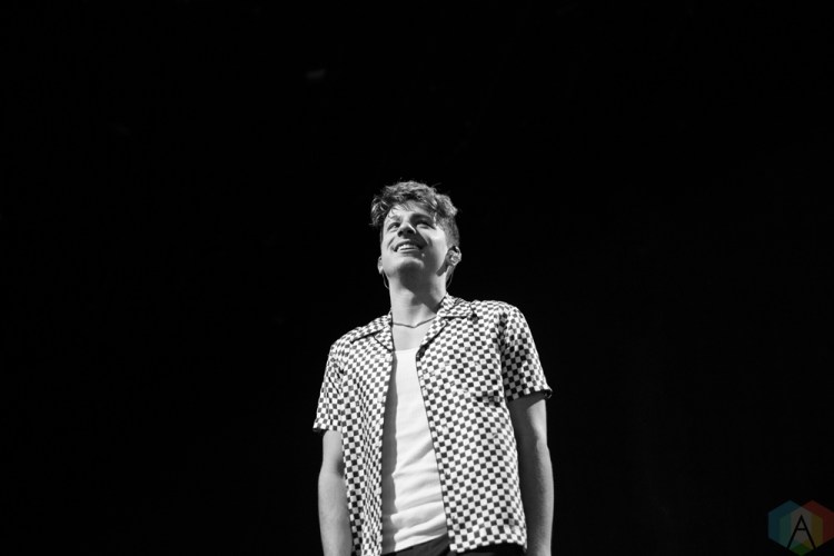 TORONTO, ON - JULY 11: Charlie Puth performs at Budweiser Stage in Toronto on July 11, 2018. (Photo: Brandon Newfield/Aesthetic Magazine)