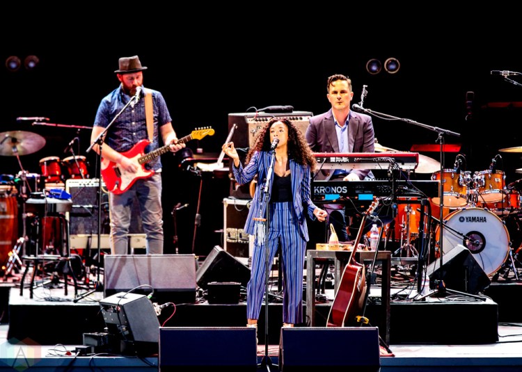 LOS ANGELES, CA - JULY 18: Corinne Bailey Rae performs at Hollywood Bowl in Los Angeles on July 18, 2018. (Photo: Melanie Escombe/Aesthetic Magazine)