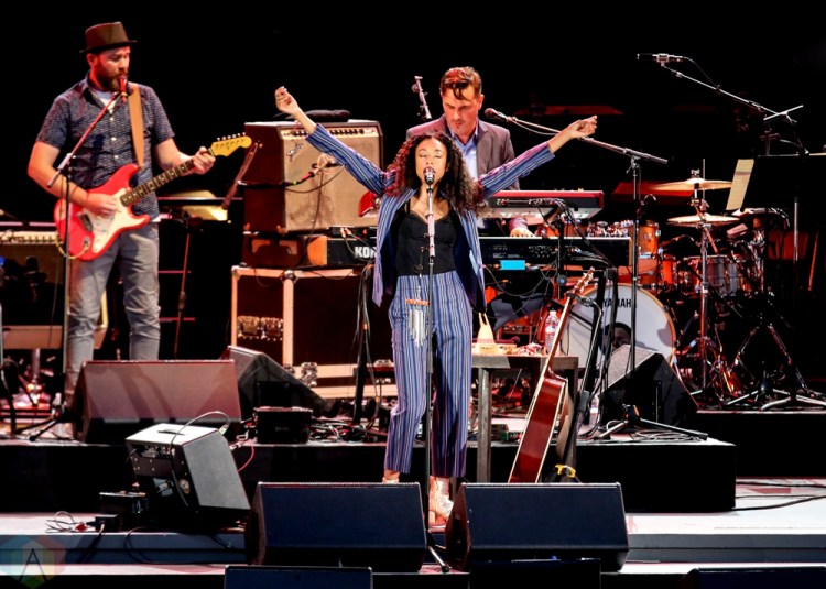 LOS ANGELES, CA - JULY 18: Corinne Bailey Rae performs at Hollywood Bowl in Los Angeles on July 18, 2018. (Photo: Melanie Escombe/Aesthetic Magazine)
