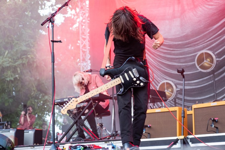CHICAGO, IL - JULY 20: Courtney Barnett performs at Pitchfork Music Festival in Chicago on July 20, 2018. (Photo: Katie Kuropas/Aesthetic Magazine)
