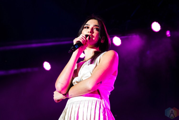 TORONTO, ON - JULY 30: Dua Lipa performs at Echo Beach in Toronto on July 30, 2018. (Photo: Morgan Hotston/Aesthetic Magazine)