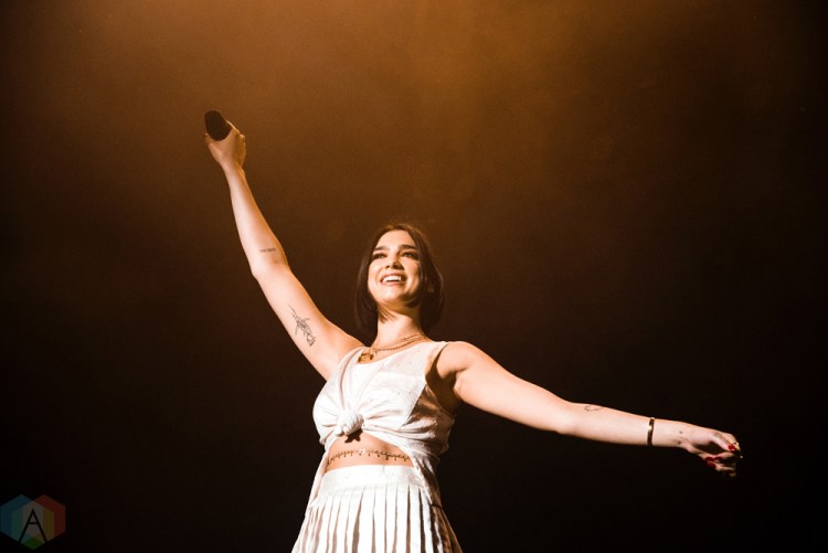 TORONTO, ON - JULY 30: Dua Lipa performs at Echo Beach in Toronto on July 30, 2018. (Photo: Morgan Hotston/Aesthetic Magazine)