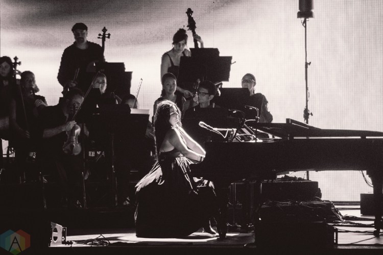 TORONTO, ON - JULY 27: Amy Lee of Evanescence performs at Budweiser Stage in Toronto on July 27, 2018. (Photo: Joanna Glezakos/Aesthetic Magazine)