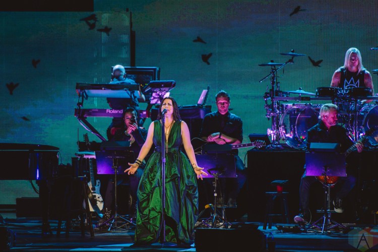 TORONTO, ON - JULY 27: Amy Lee of Evanescence performs at Budweiser Stage in Toronto on July 27, 2018. (Photo: Joanna Glezakos/Aesthetic Magazine)