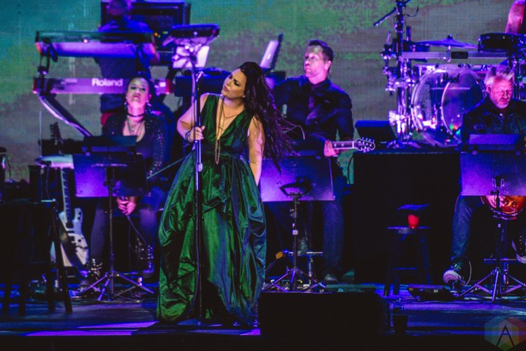 TORONTO, ON - JULY 27: Amy Lee of Evanescence performs at Budweiser Stage in Toronto on July 27, 2018. (Photo: Joanna Glezakos/Aesthetic Magazine)