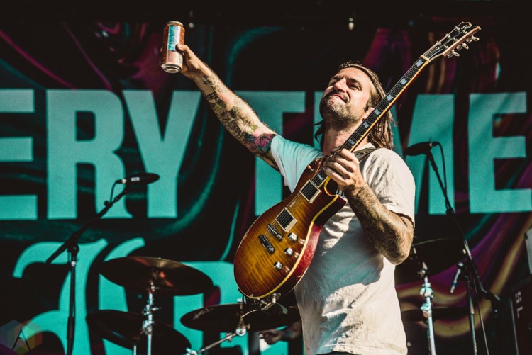 TORONTO, ON - JULY 17: Every Time I Die performs at Warped Tour at Echo Beach in Toronto on July 17, 2018. (Photo: Joanna Glezakos/Aesthetic Magazine)