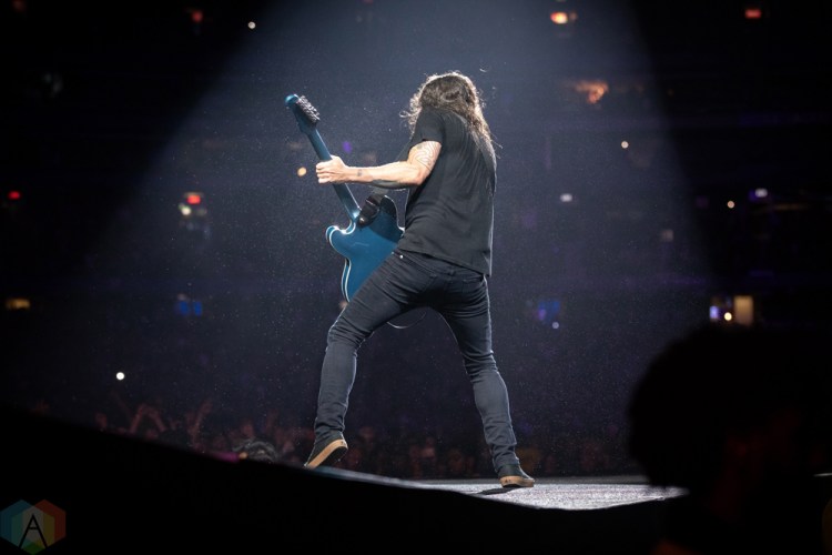 TORONTO, ON - JULY 12: Dave Grohl of Foo Fighters performs at Rogers Centre in Toronto on July 12, 2018. (Photo: Brendan Albert/Aesthetic Magazine)