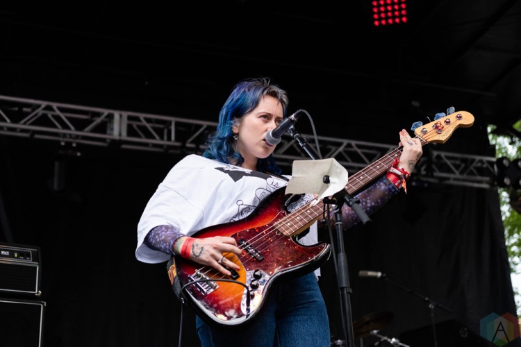 CHICAGO, IL - JULY 21: Girlpool performs at Pitchfork Music Festival in Chicago on July 21, 2018. (Photo: Katie Kuropas/Aesthetic Magazine)