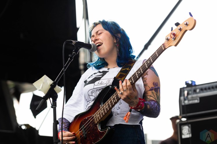 CHICAGO, IL - JULY 21: Girlpool performs at Pitchfork Music Festival in Chicago on July 21, 2018. (Photo: Katie Kuropas/Aesthetic Magazine)