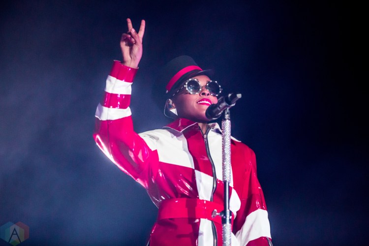 TORONTO, ON - JULY 16: Janelle Monae performs at Rebel in Toronto on July 16, 2018. (Photo: Katrina Lat/Aesthetic Magazine)